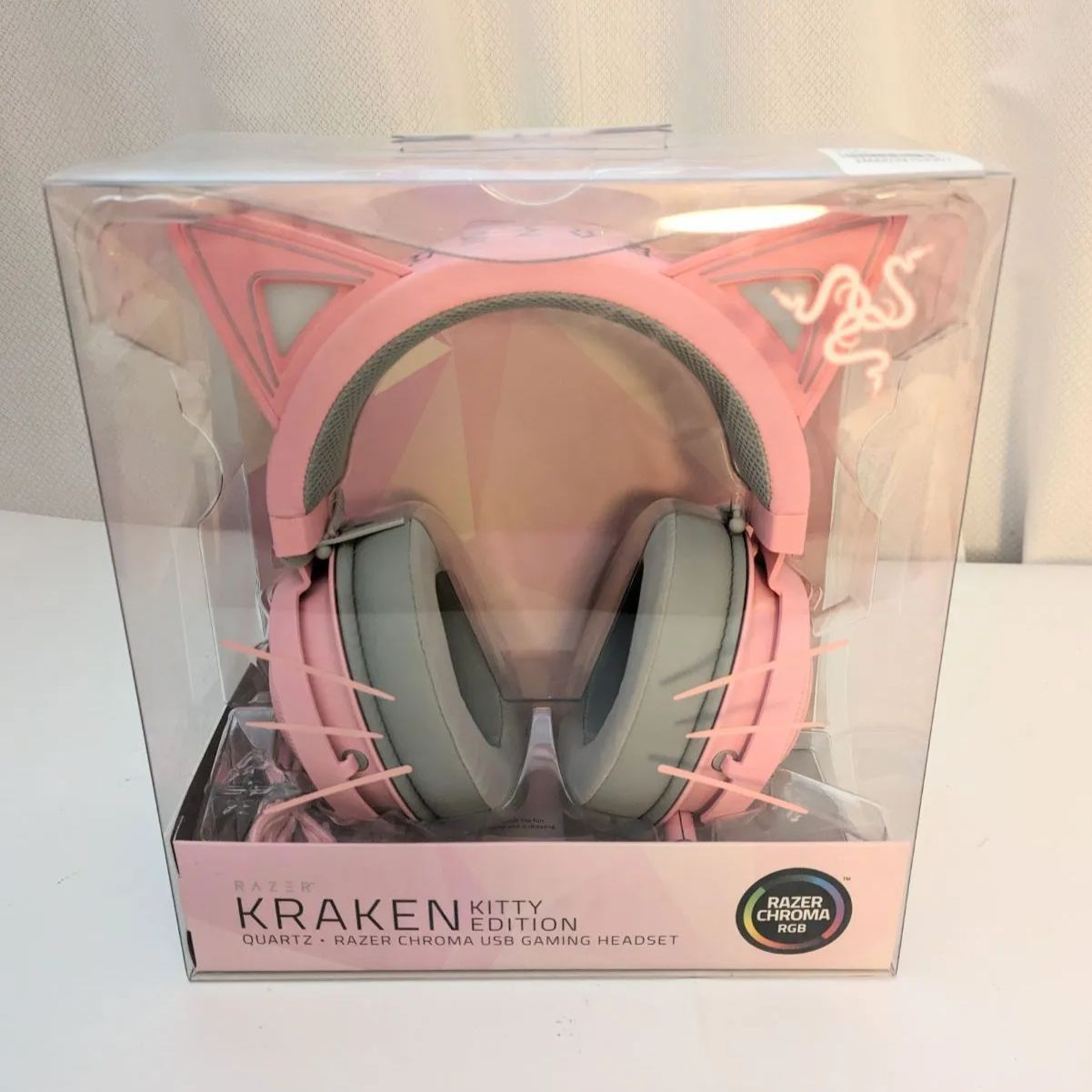 新品未開封】Razer レイザー Kraken Kitty Quartz Pink クラーケンキティ クオーツピンク USB THX7.1 RGB  Chroma ゲーミングヘッドセット ノイズキャンセリング RZ04-02980200-R3M1 - メルカリ