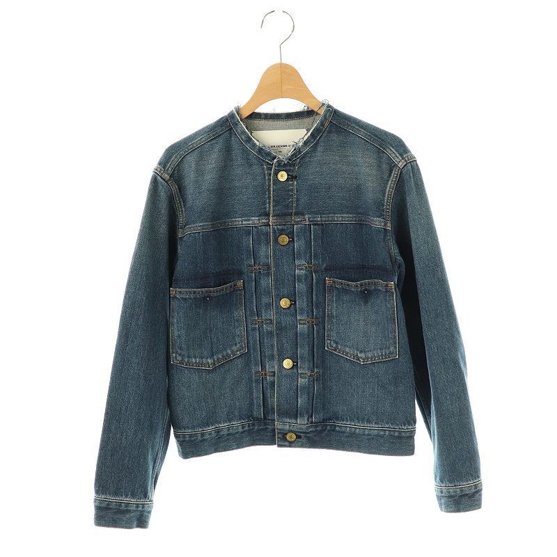 新品同様　美品　IENA イエナ ブルゾン　デニム　36 S 定価¥26,400 イエナ IENA リメイクタックデニムブルゾン Gジャン 36 青