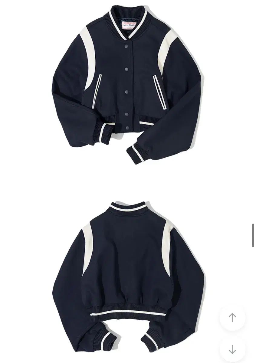 バンウォンアトリエ スタジャン ジャケット Irish crop varsity jacket