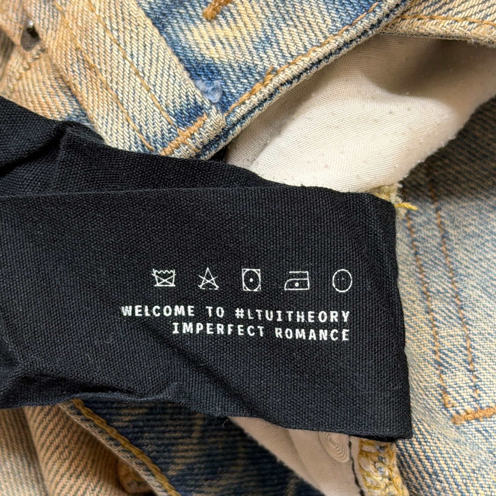 参考上代55880円 LATUI ATELIER OAF JEANS (OLD AS FUCKBUT PROMISE