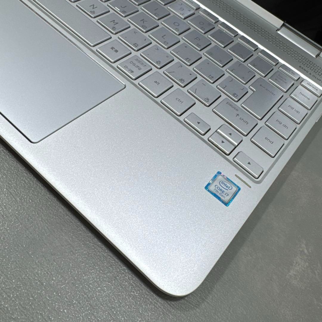 【限定】HPSpectre360ナチュラルシルバー☘7世代i7☘️NVMe512 限定】HPSpectre360ナチュラルシルバー☘7世代i7☘️NVMe512