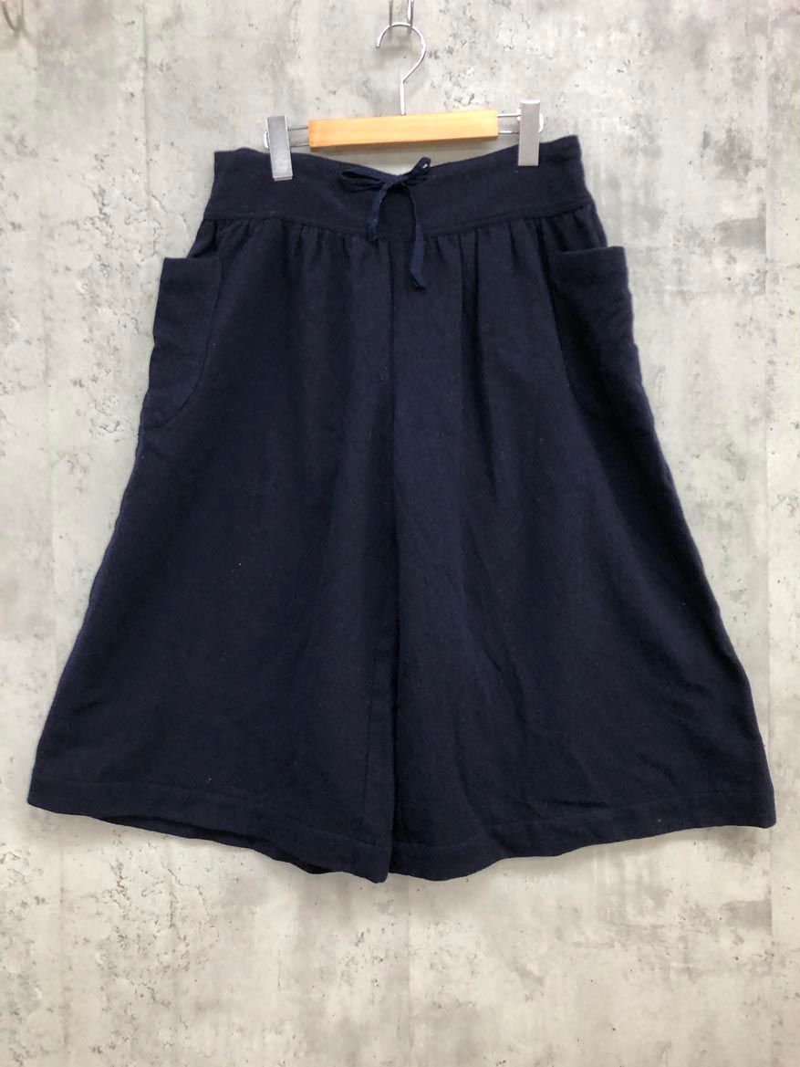 prit プリット ウール ワイド キュロット パンツ sizeONE|紺 ◆ ◎レディース