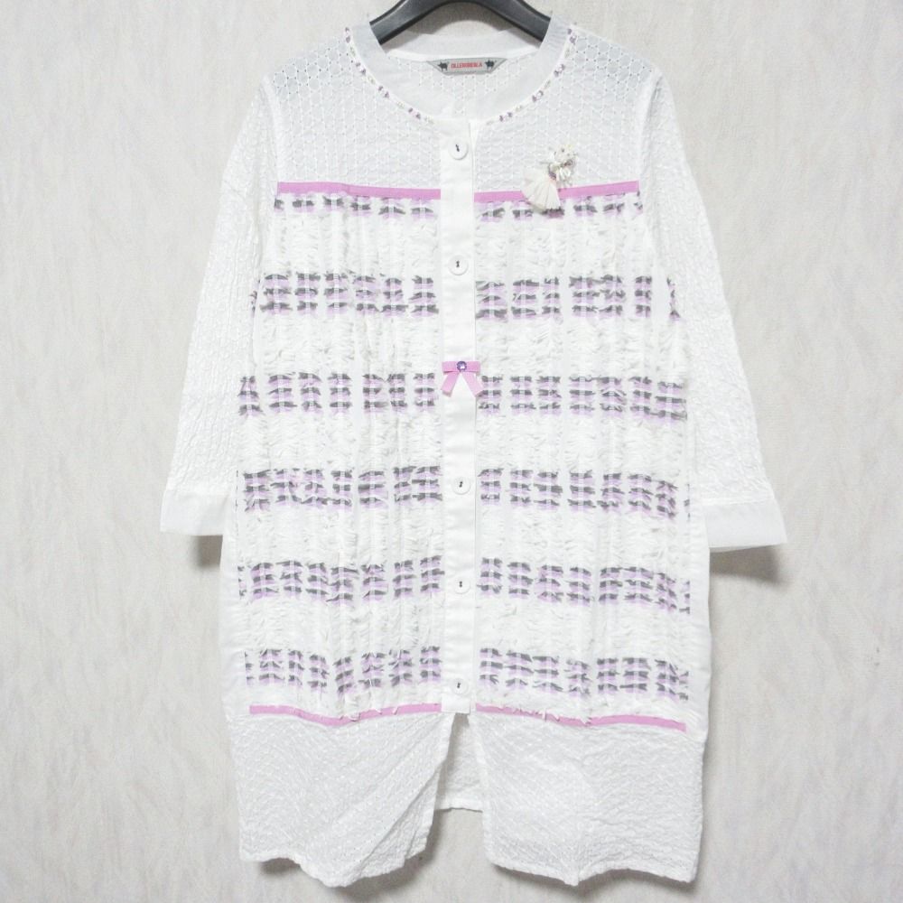 OLLEBOREBLA アルベロベロ シャツ ワンピース チェック 水玉 豚 美品