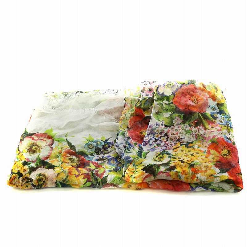 Dolce & Gabbana シルクストール　フリンジ付き Dolce & Gabbana シルクストール フリンジ付き