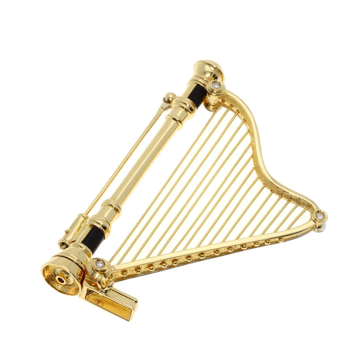 MIKIMOTO ミキモト K18 ダイヤ付 リボンモチーフ ペンダントトップ K18