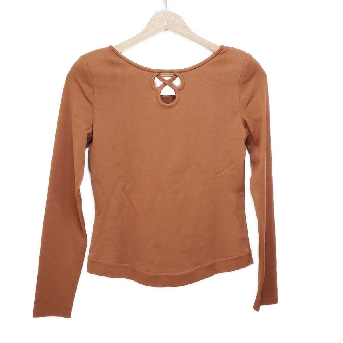 DAISY LIN デイジーリン 長袖カットソー サイズ38 M レディース - ブラウン クルーネック