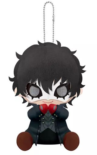 キーホルダー・マスコット(キャラクター)　主人公 怪盗Ver. ぴたぬい 「ペルソナ5」 ペルソナ5』 ぴたぬい 主人公 怪盗ver.、明智吾郎 怪盗ver