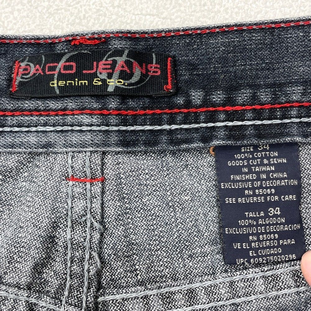 PACO JEANS デニム ショートパンツ 色落ち サソリ 刺繍 ワッペン