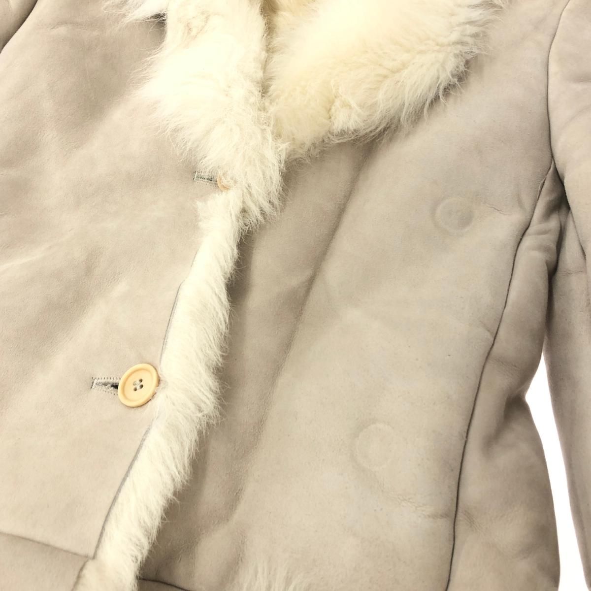 HELMUT LANG ヘルムートラング ムートンコート グレージュ