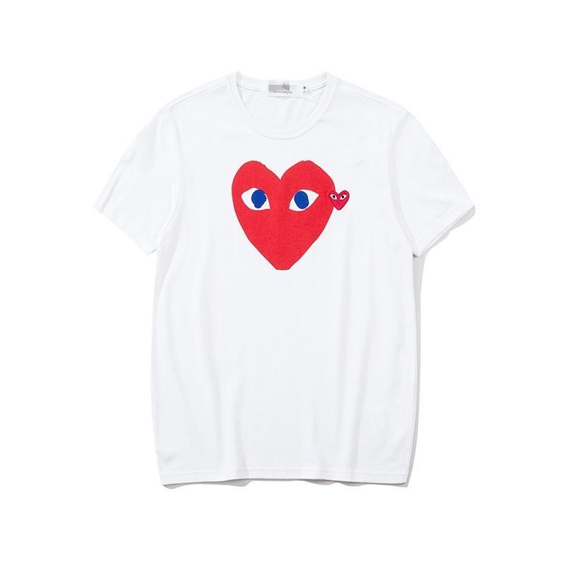 PLAY ハートのTシャツ 赤