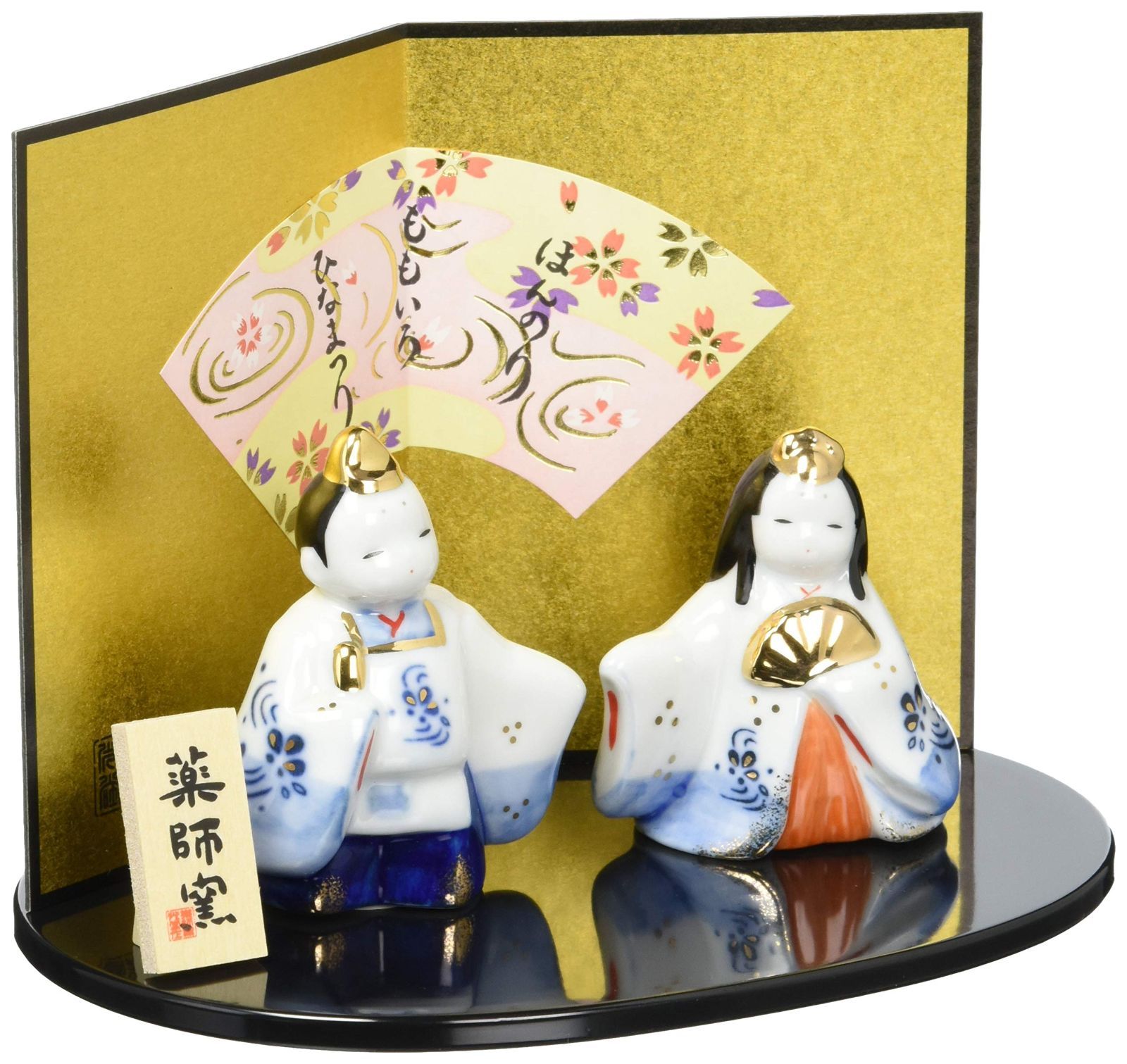 【 人気商品！ 限定1点 】瑞祥立雛 （白磁） 初節句 桃の節句 022 雛人形 HAKI（ハキ） 桜舞うお雛様 心春（こはる） 白粋 cuna