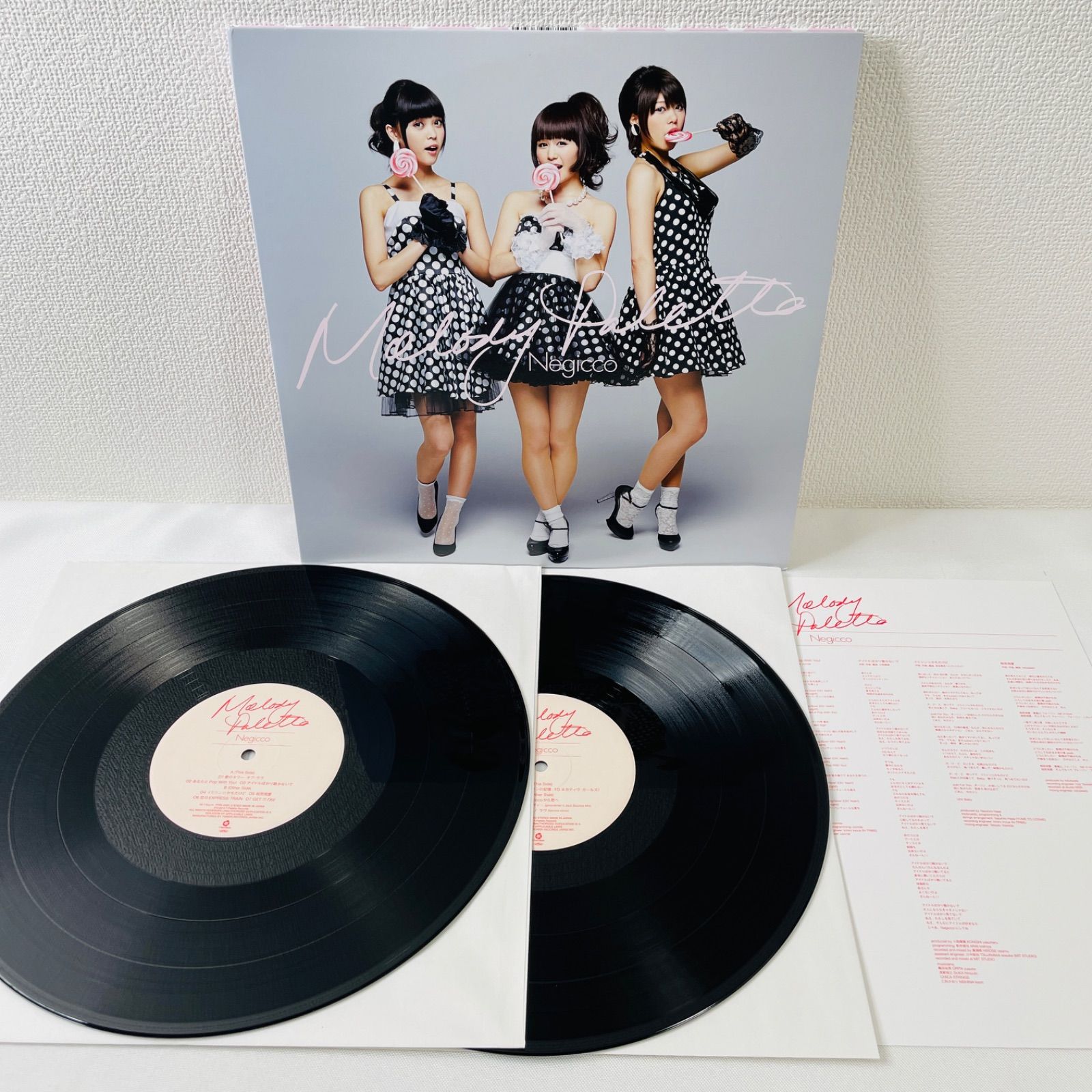 Negicco – Melody Palette】2LP 初回盤 見開きジャケット