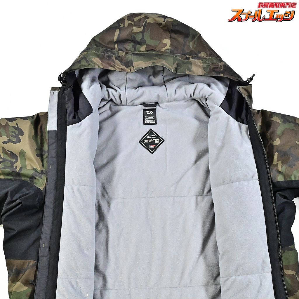 今すぐ一括検索! ダイワ ゴアテックス プロダクト ウインタースーツ DW-1923 サイズアジア2XL グリーンカモ DAIWA GORE-TEX K_060 e06897 【お中元ギフト】