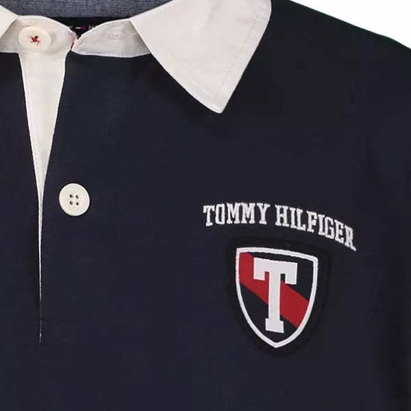 カラーブロックラガーシャツ