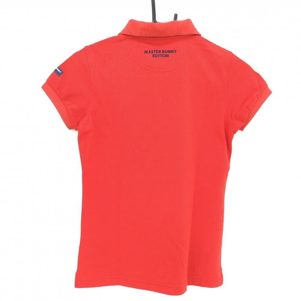 MASTER BUNNY EDITION レディースゴルフ襟裏ロゴ半袖ポロシャツ