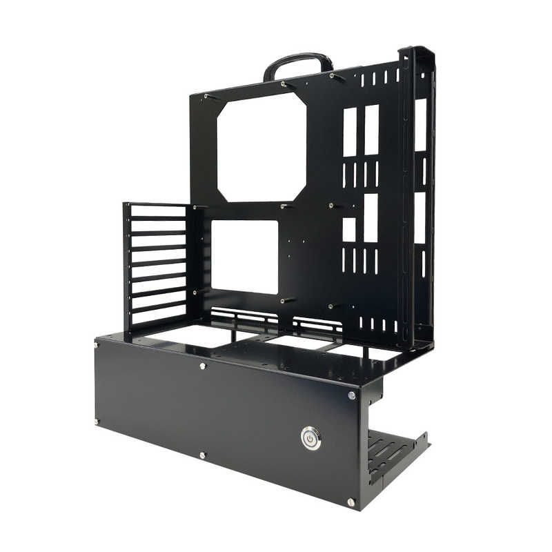 送料無料 ♥ 未開梱 長尾製作所 ＰＣケース オープンフレーム ｖｅｒ．Ｅ－ＡＴＸ 長尾製作所 ブラック N-FRAME-EATX