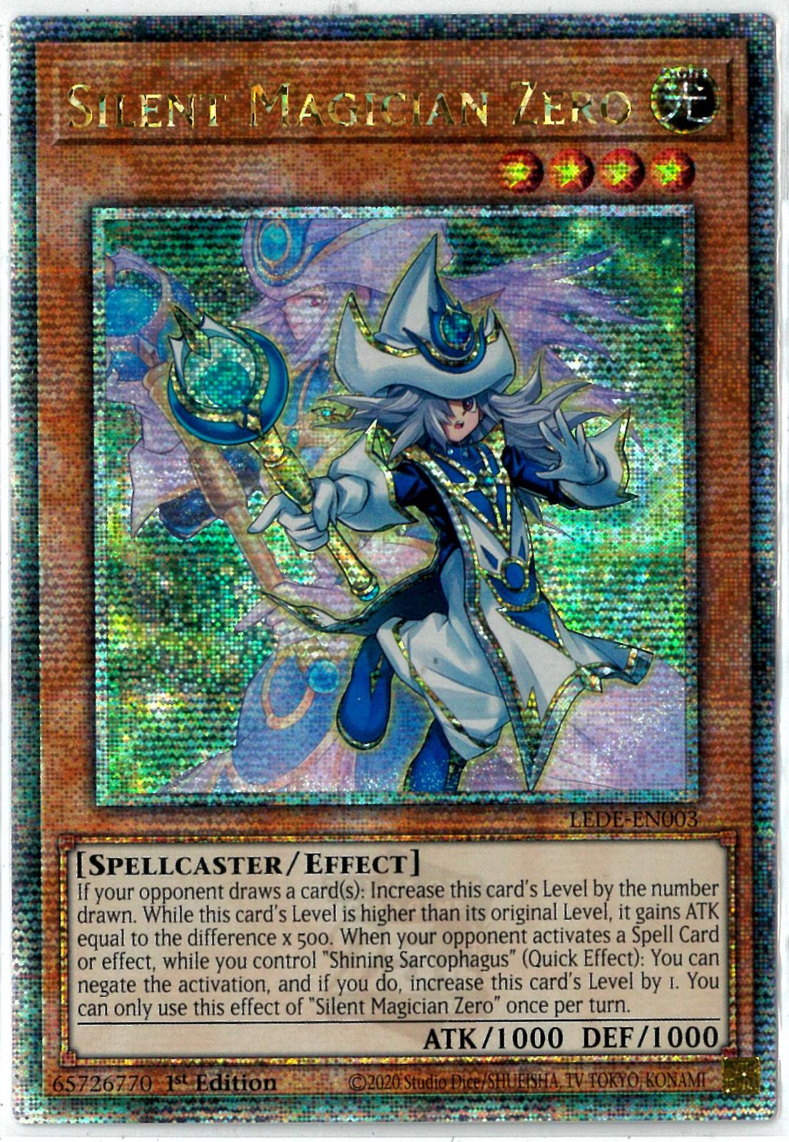 ARS10「サイレント・マジシャンLV8」クオシク 25th シークレット AC ARS10】サイレントマジシャンLV8 クオシク 25thシク ARS10