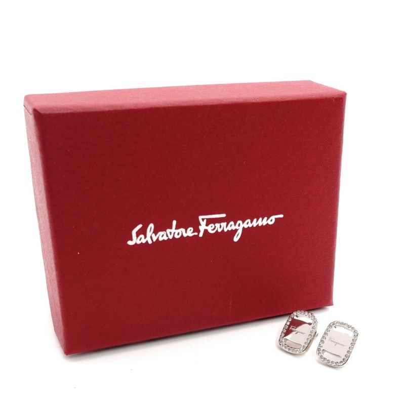 サルバトーレフェラガモ Salvatore Ferragamo ヴァラ ピアス シルバー