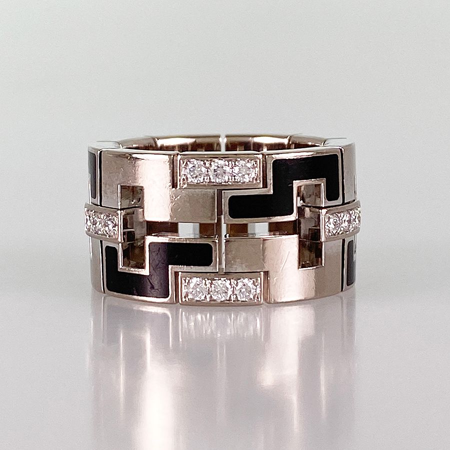 カルティエ CARTIER ドラゴンパドロック K18WG ダイヤモンド 9.5