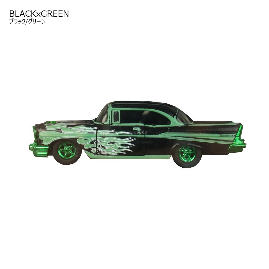 新品 ミニダイキャスト 1/64 箱入り ミニカー 1957 CHEVROLET BEL AIR