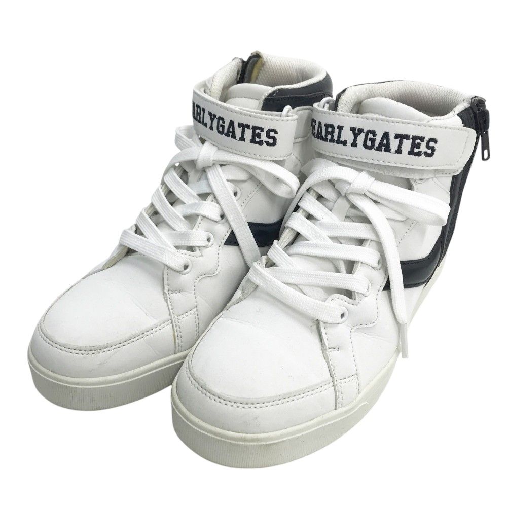 PEARLY GATES パーリーゲイツ 053-0992902 ゴルフシューズ ハイカット  ホワイト系 22.5cm [240101369166] ゴルフウェア レディース ストスト