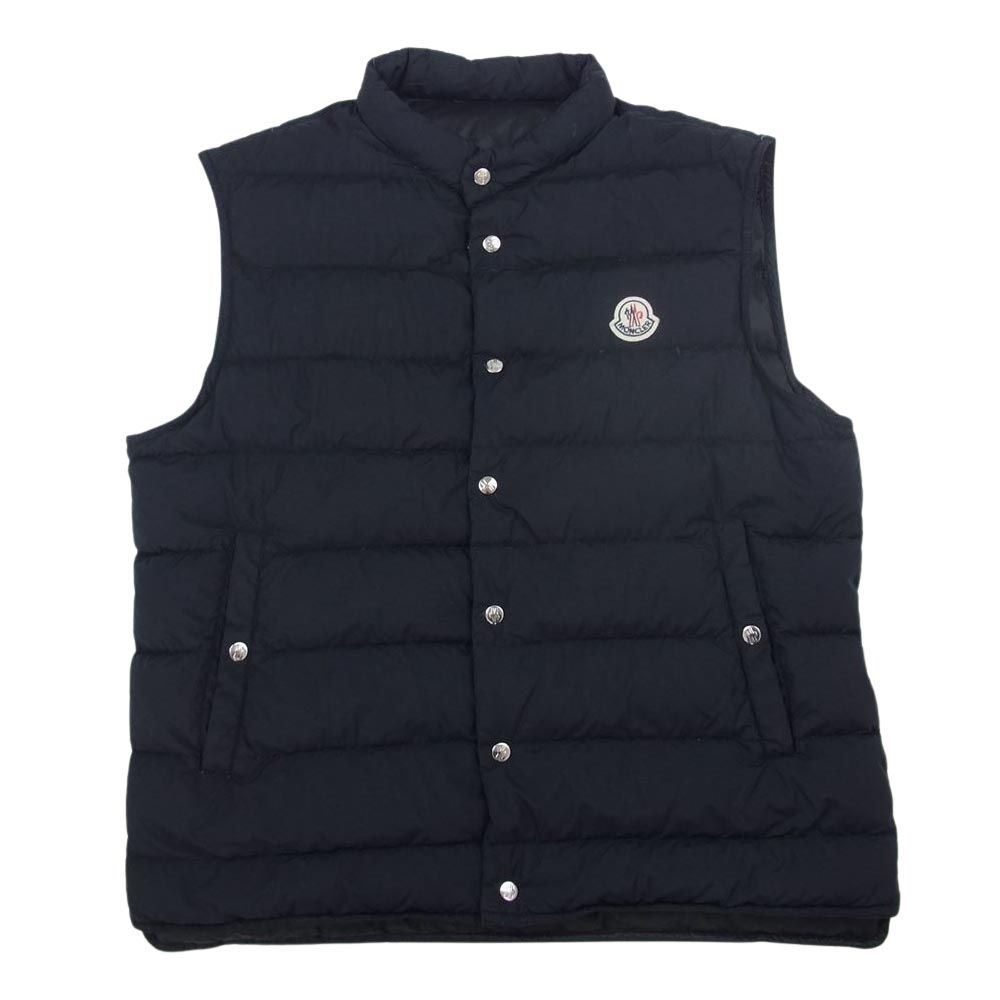 MONCLER モンクレール FEBE GILET ロゴワッペン ダウンベスト ブラック 