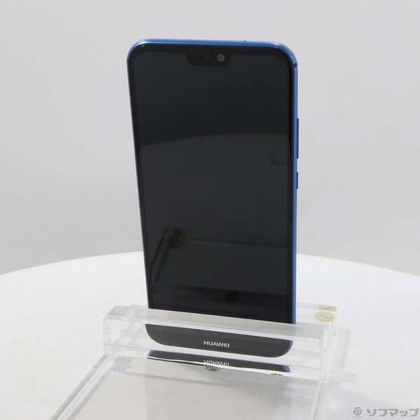 ☆美品☆au☆HWV32☆ブルー☆64GB☆5ok HUAWEI P20 lite HWV32 au クラインブルー 送料無料 本体 c11227