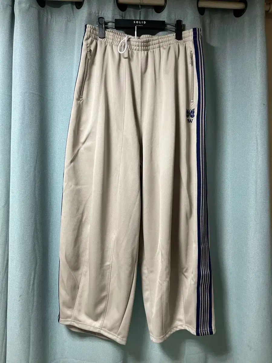 XL ニードルズ x TW HD トラック パンツ ベージュ ネイビー