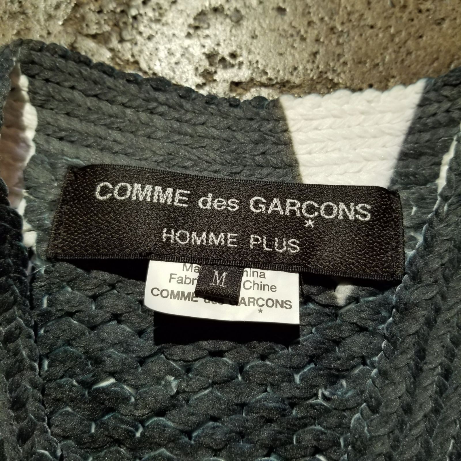 COMME des GARCONS HOMME PLUS 24ss トロンプルイユ 半袖ニット 