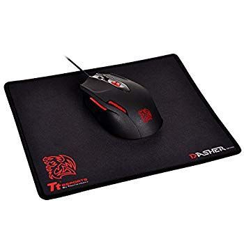 【中古】(未使用･未開封品)　Thermaltake TT eSPORTS Talon X withマウスパッド マウスとコントロール性に優れたマウスパッドのセット  MS288 MO-CPC-WDOOBK-01 0pbj0lf