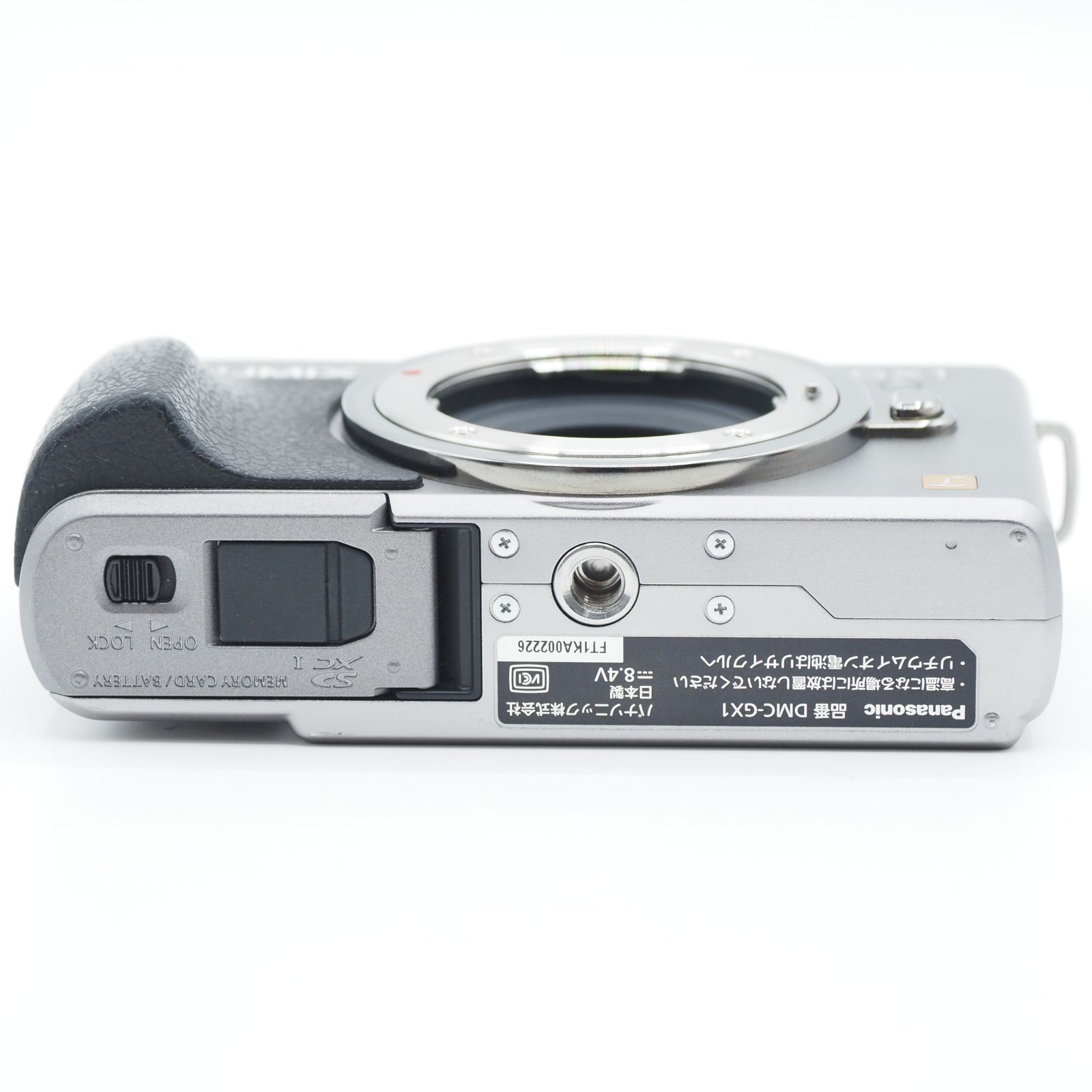 ショット数437回 上品 Panasonic パナソニック ミラーレス GX1 ボディ シルバー DMC-GX1-S 2825