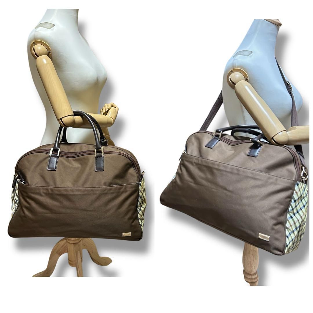 ✨️良品✨️DAKS ダックス ボストンバッグ 旅行用 大容量 良品 1773