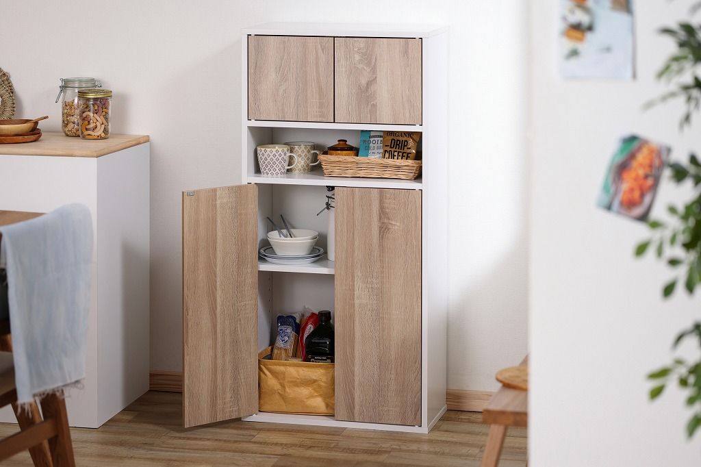 HIROBIROシリーズ ウッドリビングキャビネット