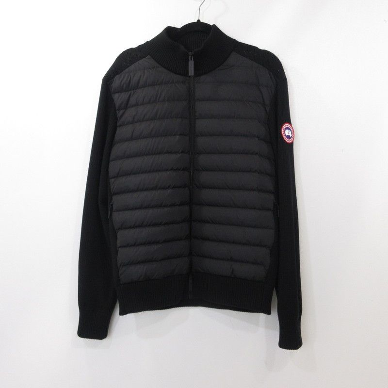 【姫路東店】 中古 CANADA GOOSE | カナダグース 国内正規品 ダウンジャケット HYBRIDGE KNIT JACKET 6830M ブラック 【108】