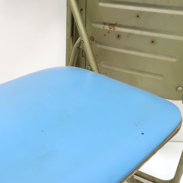 フルタ セコイヤチョコレート パイプ椅子 2脚まとめて 折り畳みチェア