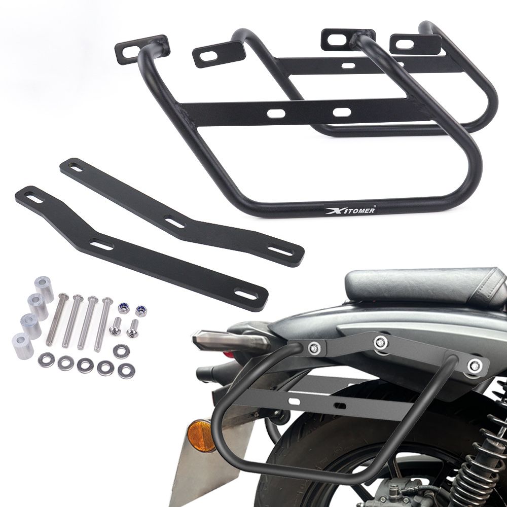 バイク 二輪 サイドラゲッジラック サドルバッグブラケット カワサキ エリミネーター 500 450 2025-2025 サイドトランクバッグサポートマウ