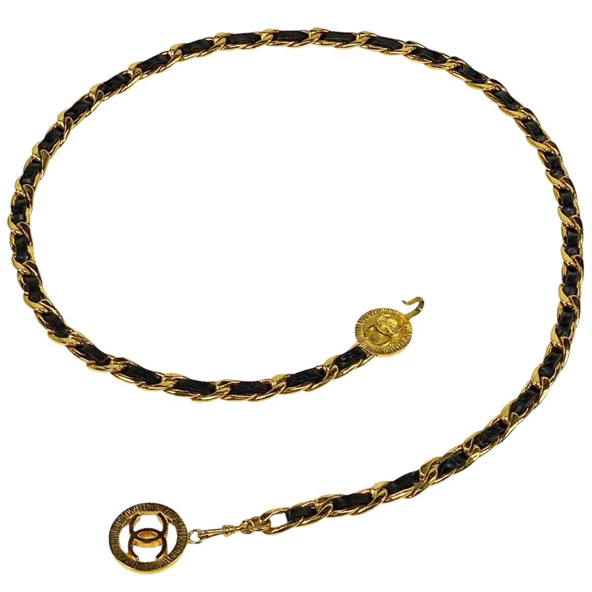 【1つ持っていると重宝する♪】CHANEL ベルト CCマーク チェーン 1つ持っていると重宝する♪】CHANEL ベルト CCマーク チェーン