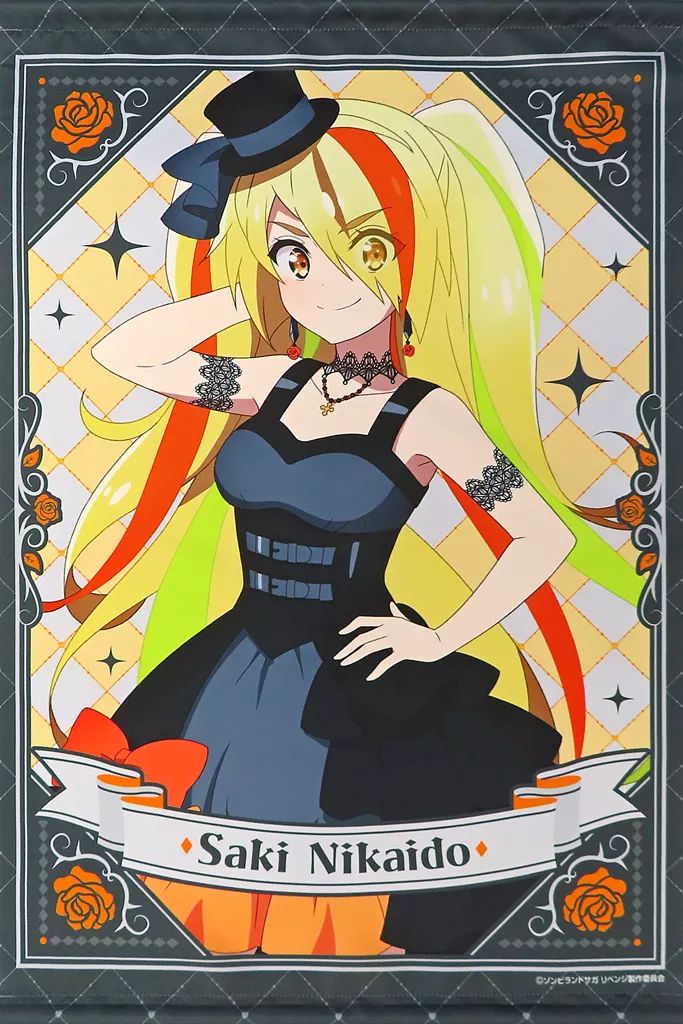 中古】タペストリー 二階堂サキ 描き下ろしB2タペストリー ゴシックver