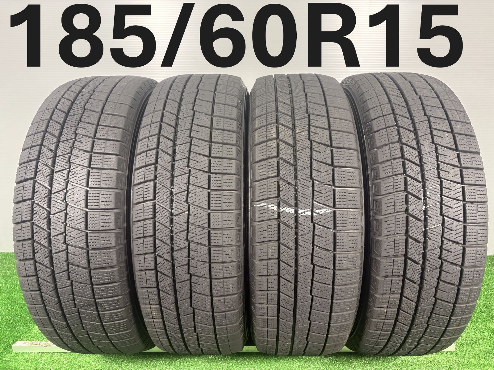 185 60R15 ダンロップ WM03 4本 冬タイヤ スタッドレス TA657