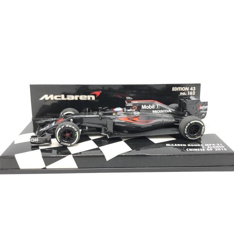 マクラーレンホンダF1 .1/43 フェルナンド　アロンソ　サイン入りミニカー 中古】1/43 ポールズ・モデルアート マクラーレン ホンダ MP4-31