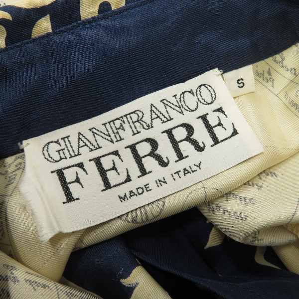 ジャンフランコフェレ GIANFRANCOFERRE イタリア製 シルク
