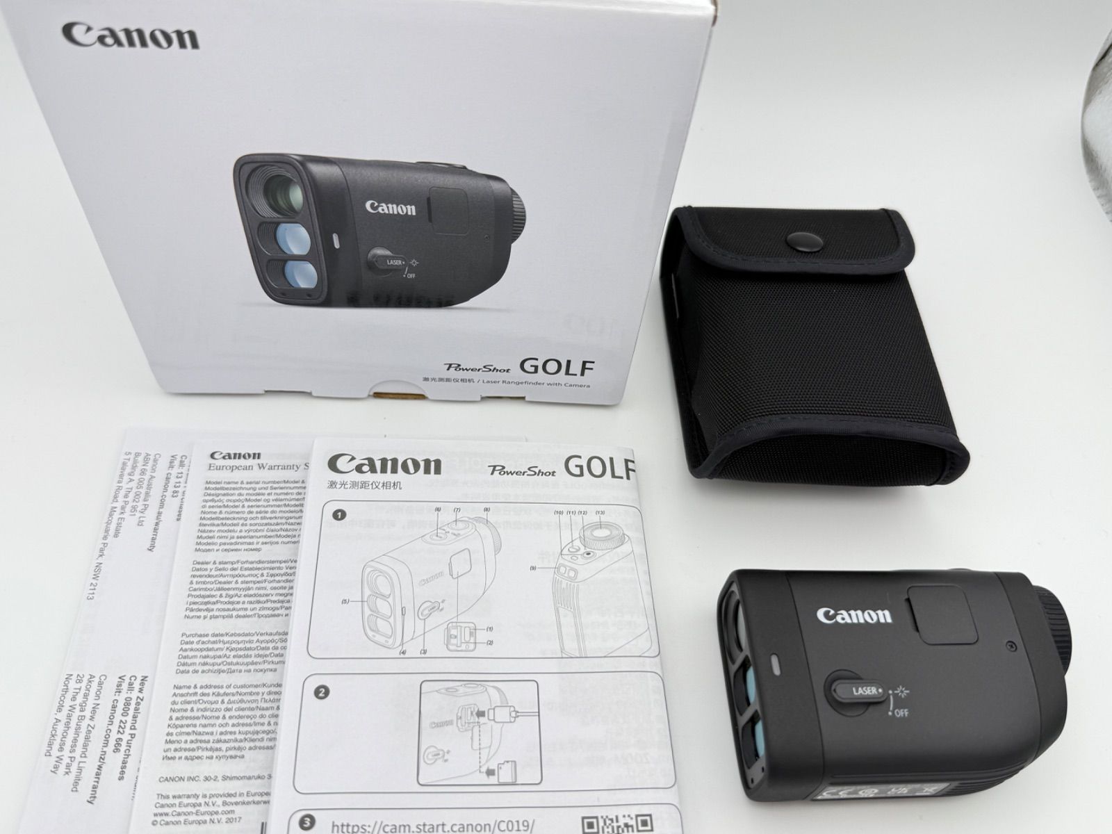 上 Canon PowerShot GOLF 256GBSDカード付 キャノン パワーショット ゴルフ用レーザー距離計