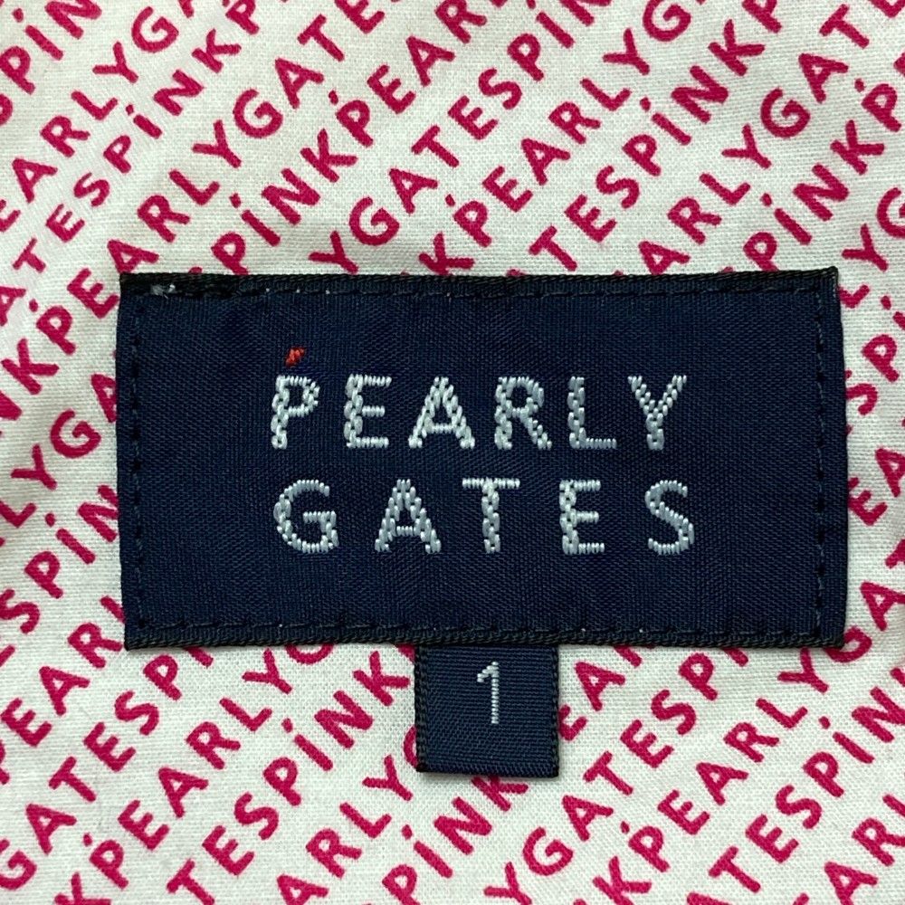 サイズ：1 PEARLY GATES パーリーゲイツ 2023年モデル スカート ワッペン ロゴ 総柄 ピンク系 [240101420710] ゴルフウェア レディース ストスト サイズ：1 PEARLY GATES パーリーゲイツ 2023年モデル スカート