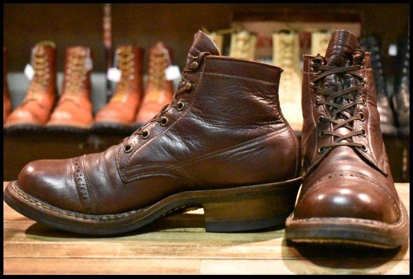 ホワイツ　セミドレス　ウォーターバッファローハイド ホワイツ 5インチ セミドレス WATTER BUFFALO BLACKCHERRY