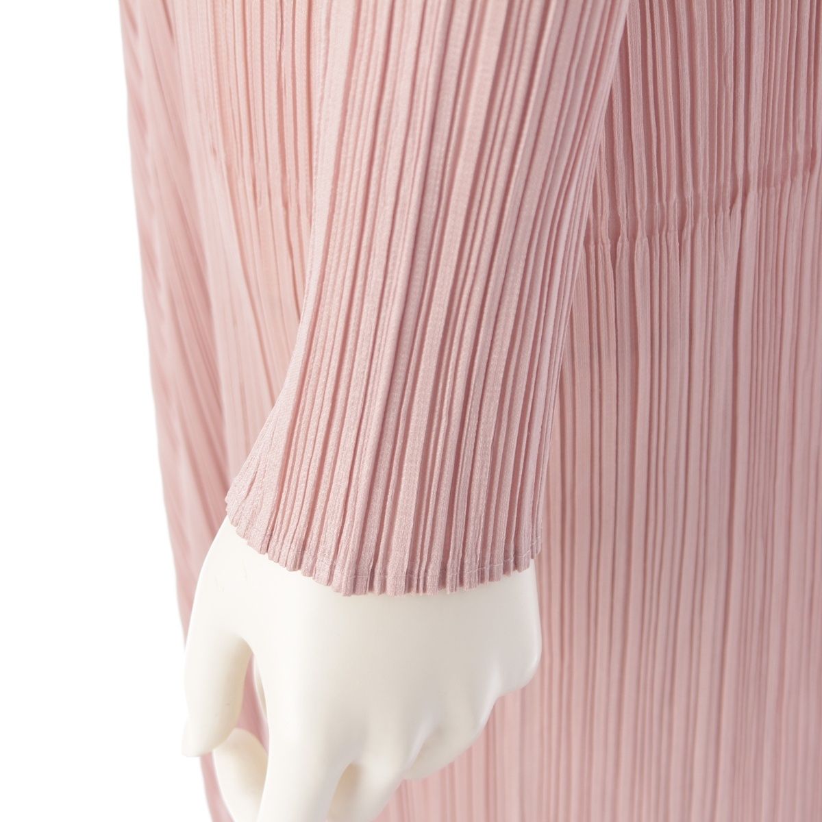 PLEATS PLEASE ノースリーブワンピース ピンク イッセイミヤケ プリーツ ノースリーブカットソーワンピース ピンク