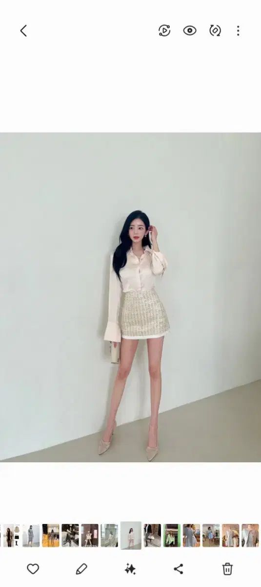 JG ショールーム ブラウス スカート セットアップ