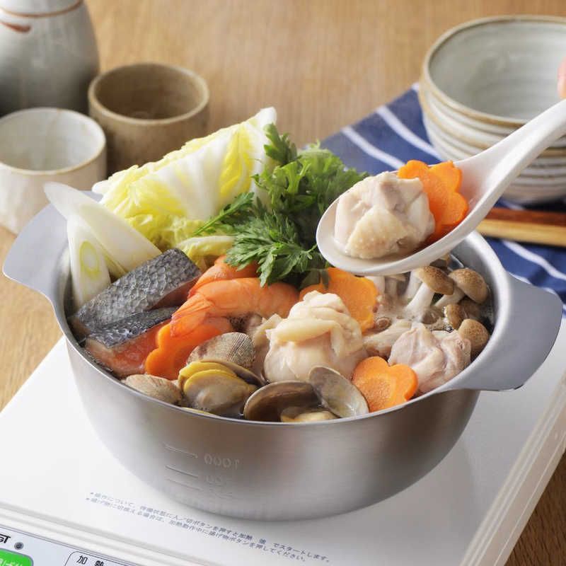 【新品未使用】卓上鍋 送料無料 【新品 未使用 未開梱】 ヨシカワ 卓上鍋 両手鍋 18cm