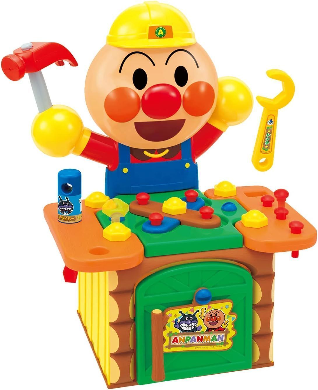 【新品】ジョイパレット JOYPALETTE アンパンマン NEW たたいて!まわして!