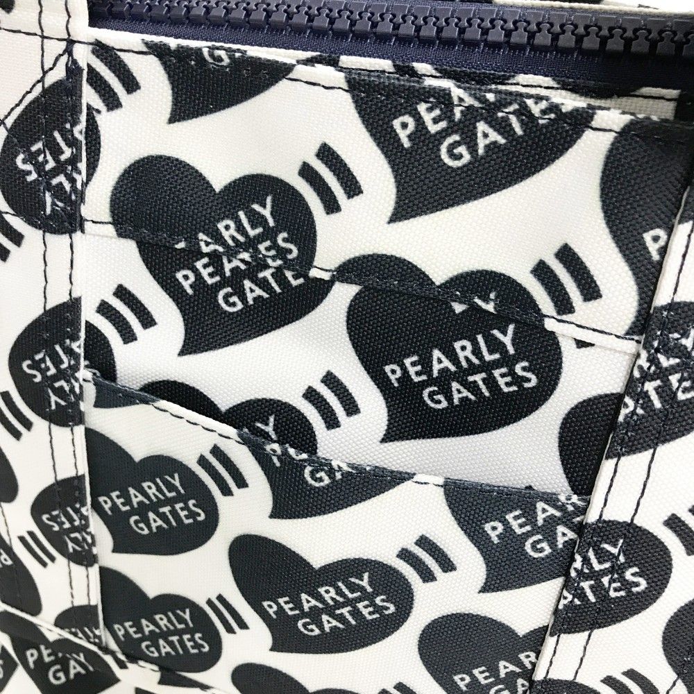 PEARLY GATES パーリーゲイツ カートバッグ ロゴ ハート 総柄