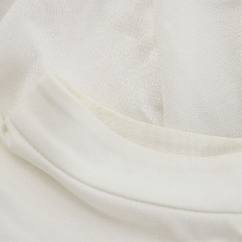 エンフォルド ENFOLD 23SS SOLID SLEEVE PULLOVER カットソー 半袖 38 白 ホワイト 300GS480-1060 /AN39 レディース エンフォルド ENFOLD 23SS SOLID SLEEVE PULLOVER カットソー